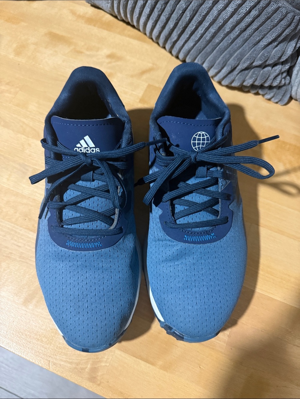 adidas Men’s Blue Athletic Golf Shoe